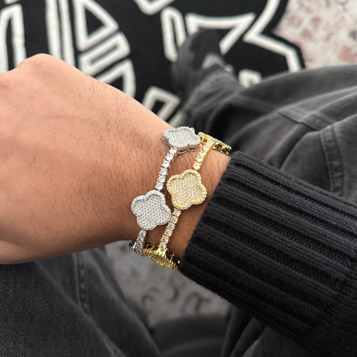 Tennis Clover Bracelets