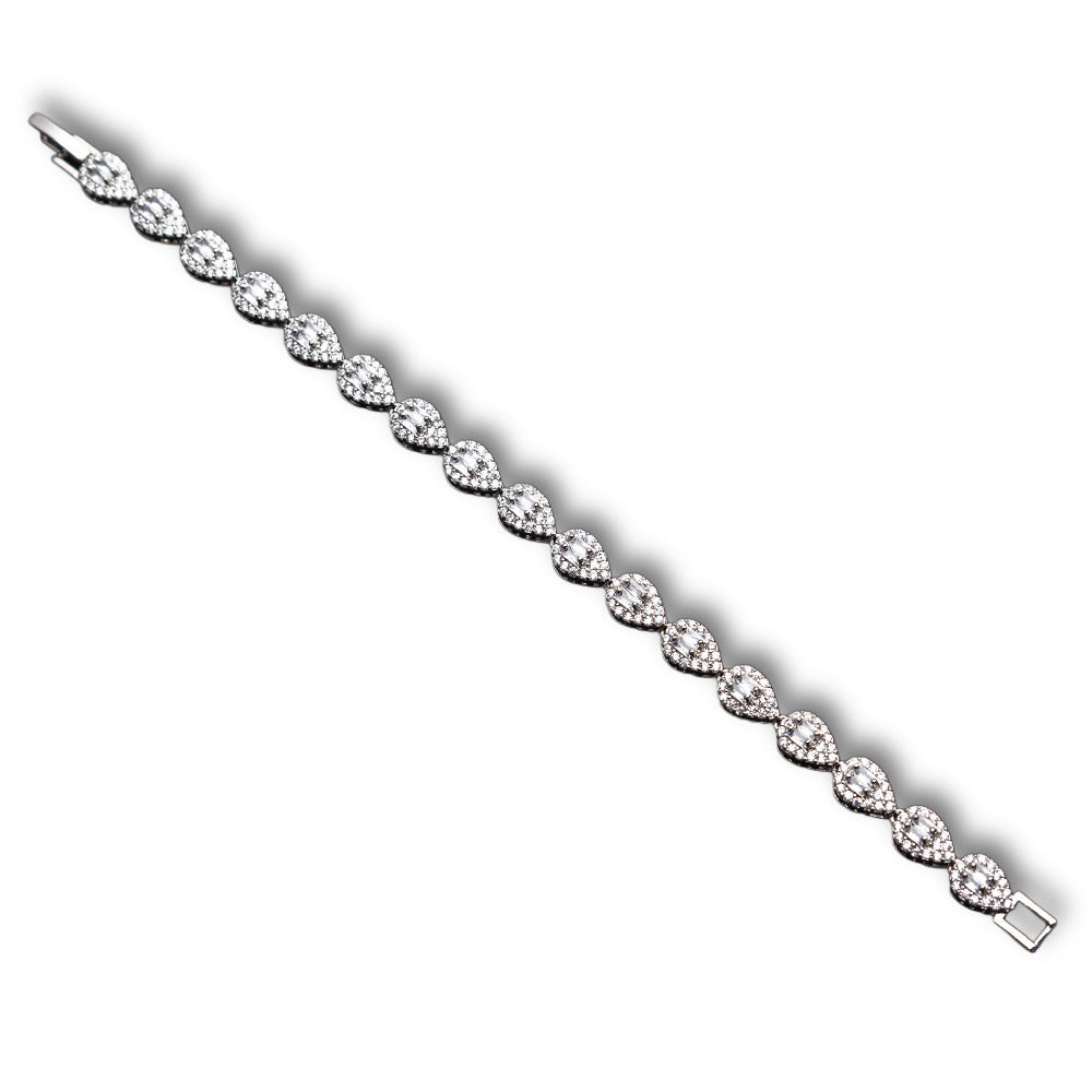 Cubic Teardrop Bracelet