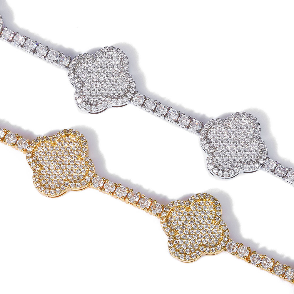 Tennis Clover Bracelets