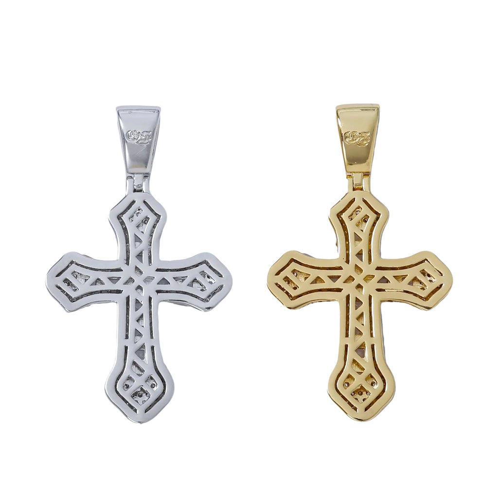 Frosty Cross Pendants - Yellow