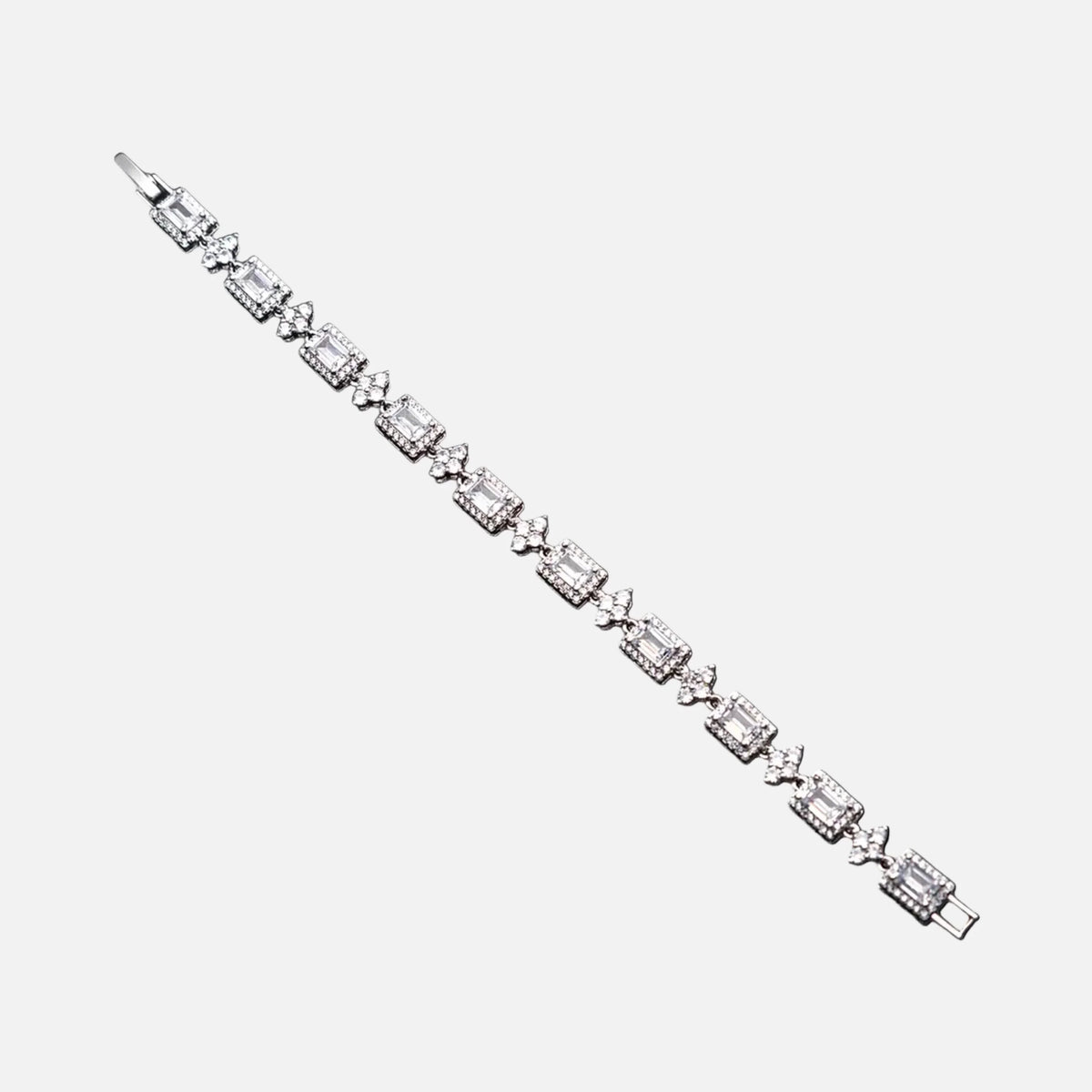Star Crystal Bracelet - White