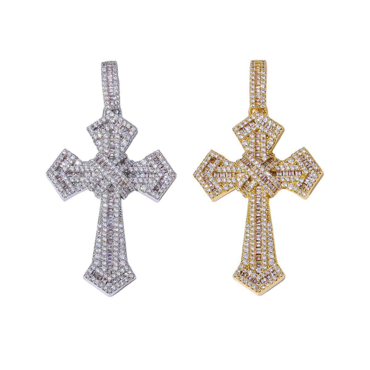 Roped Cross Pendants