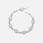 Star Drop Bracelet - White