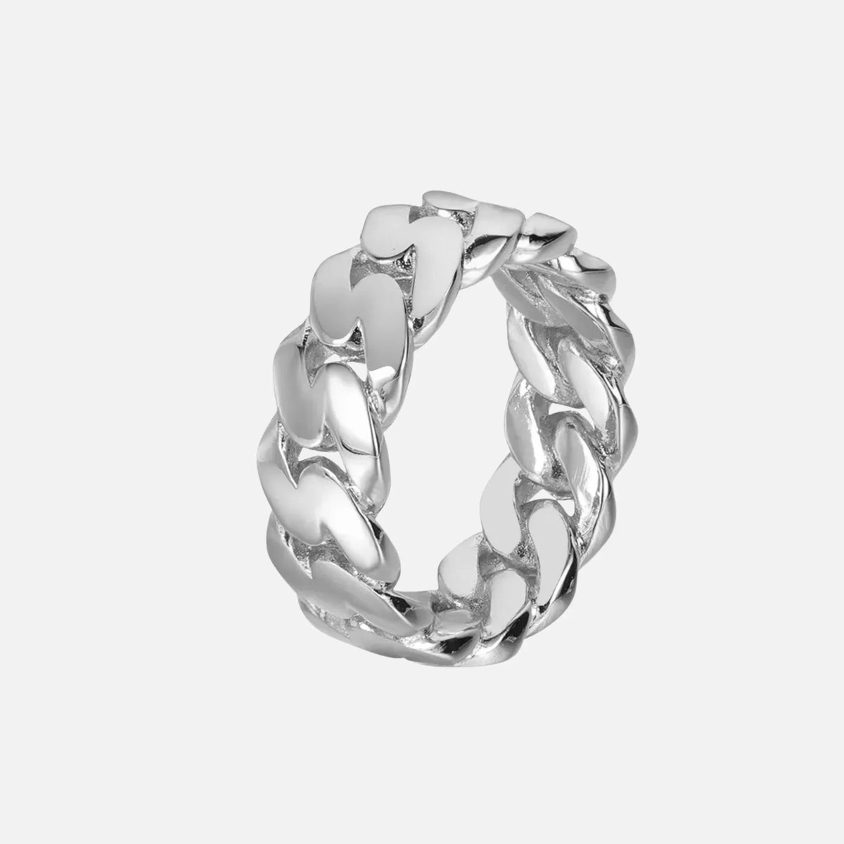Cuban Ring - White