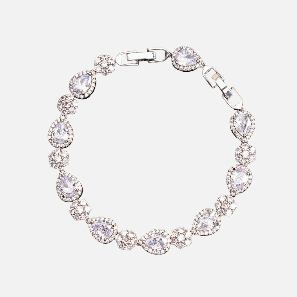 Blossom Drop Bracelet - White