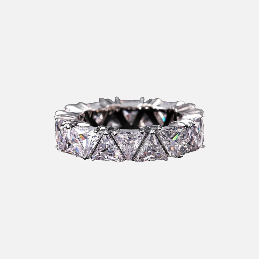 Zigzag Ring - White