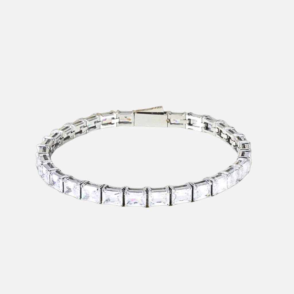 Square Cut Bracelet - White