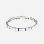 Square Cut Bracelet - White