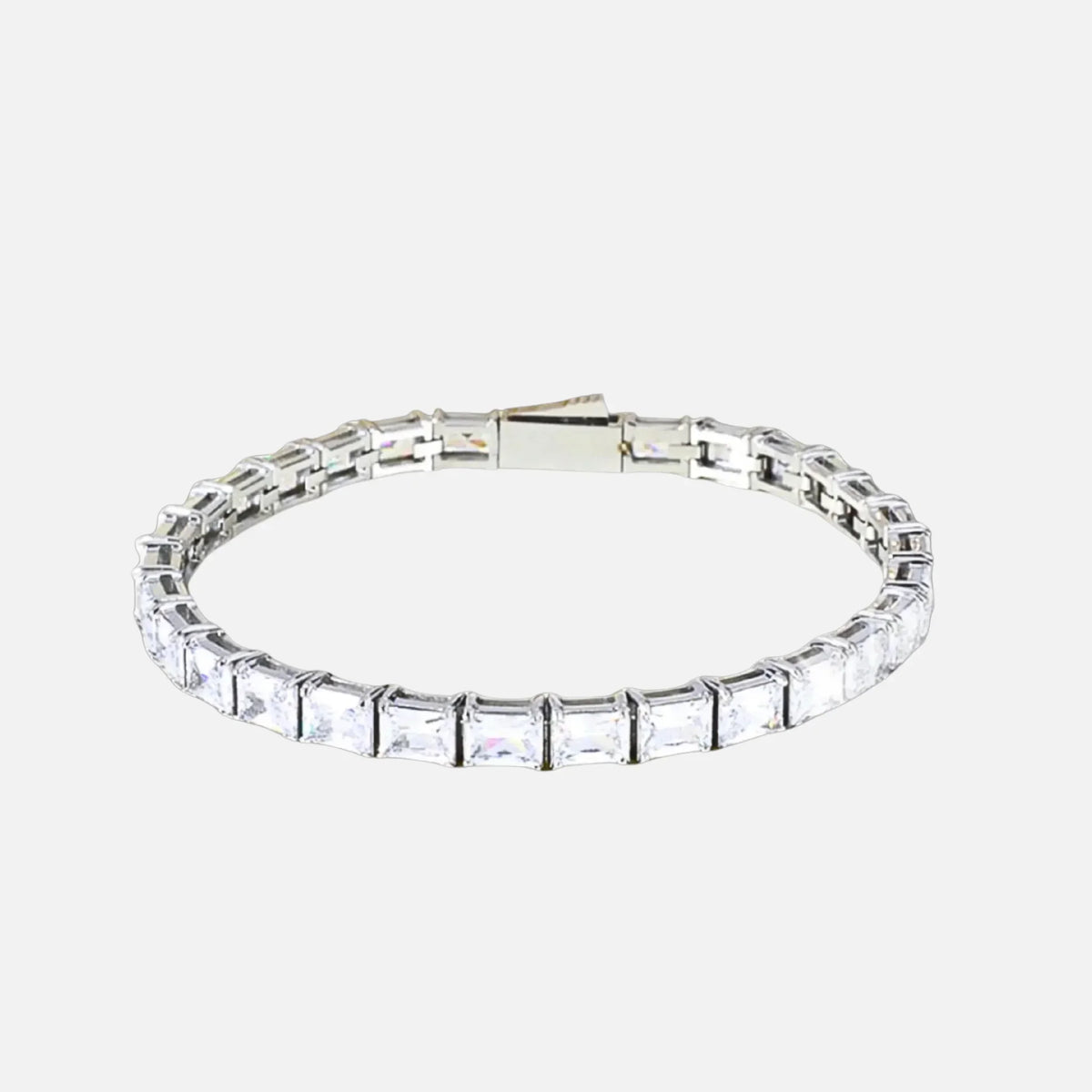 Square Cut Bracelet - White