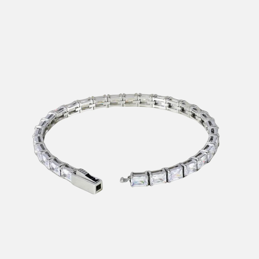 Square Cut Bracelet - White