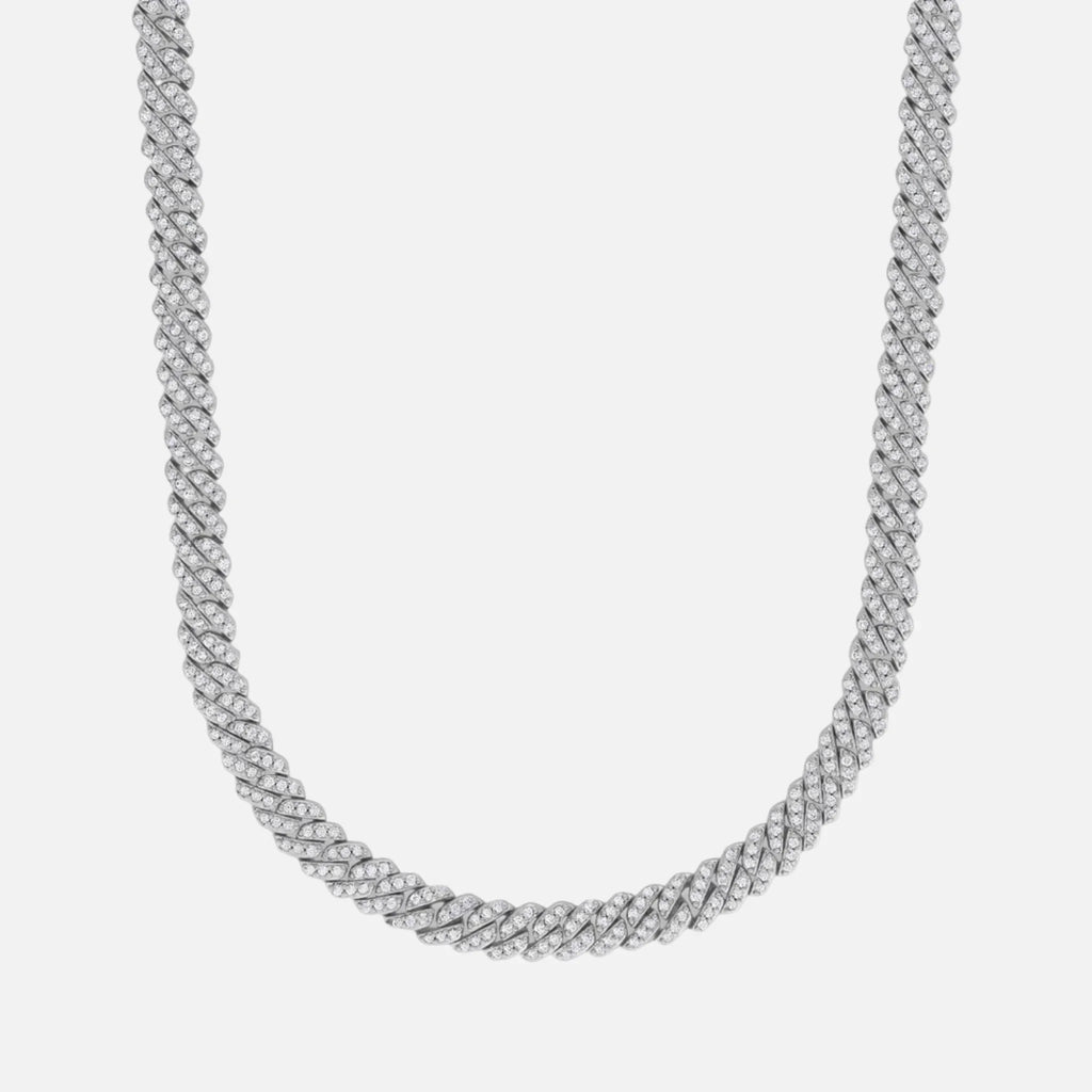 Iced Cuban Chain - 6mm - White