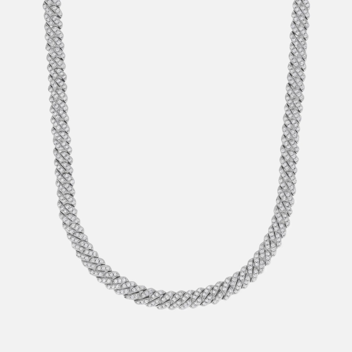 Iced Cuban Chain - 6mm - White