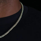 Iced Cuban Chain - 6mm - Yellow