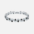Midnight Arctic Wave Bracelet - White