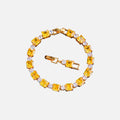 Yellow Cube Bracelet