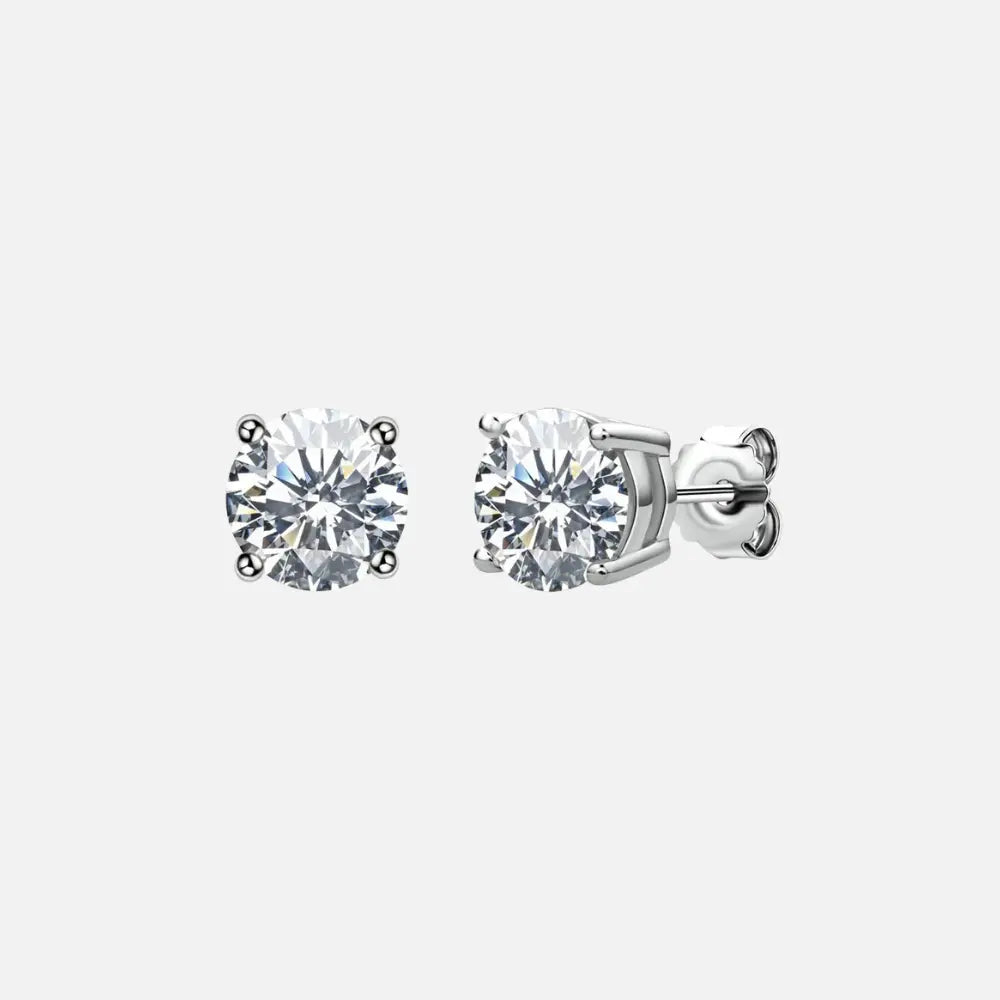 Moissanite Stud Earrings