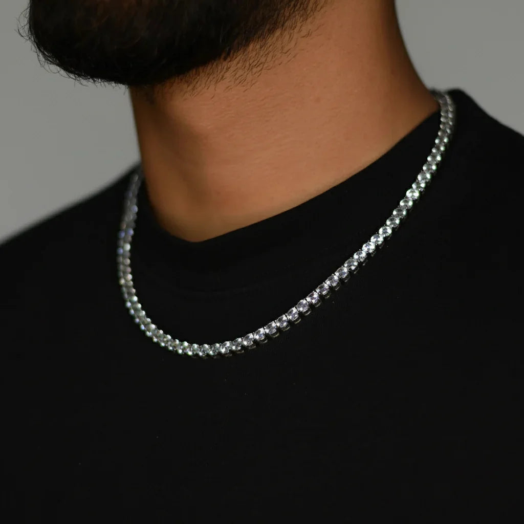 Tennis Chain - 4mm - White